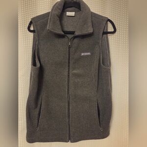 Columbia Charcoal Gray Fleece Vest